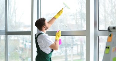 Nettoyage de vitre